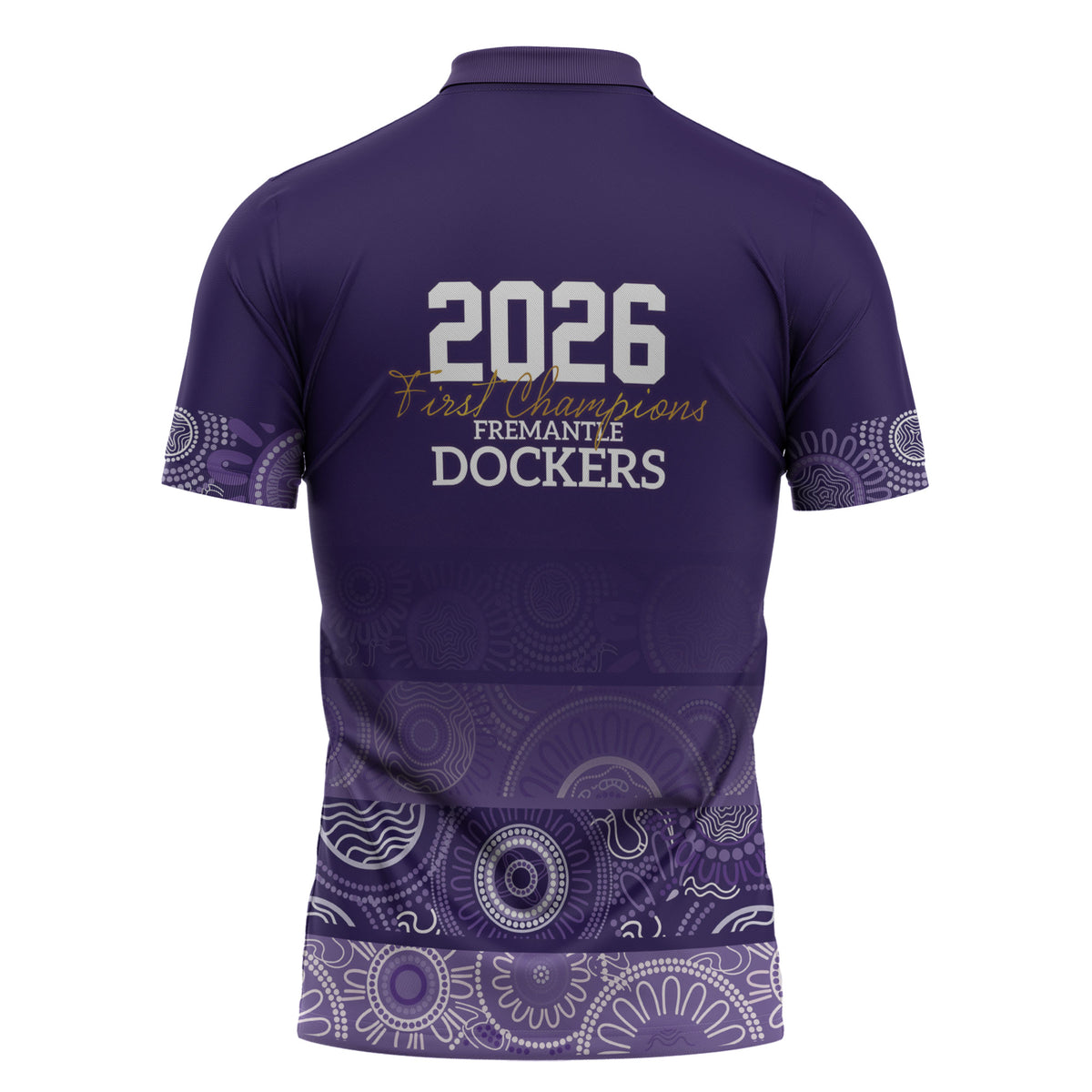 Fremantle Dockers Premiers 2026 Zipper Polo Shirt First Championship