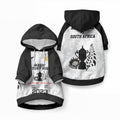 New Zealand South Africa Rugby Pet Hoodie History Commemorative World Cup Winners Unique