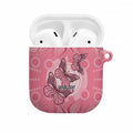 Personalized Pink Butterfly Spirit AirPods Case Australia’s Breast Cancer Awareness - Aussie Hoodie