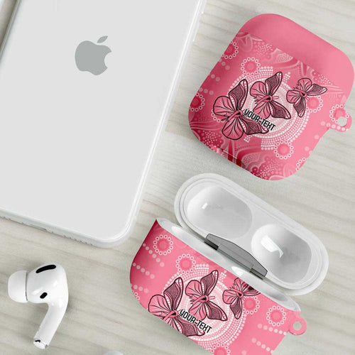 Personalized Pink Butterfly Spirit AirPods Case Australia’s Breast Cancer Awareness - Aussie Hoodie