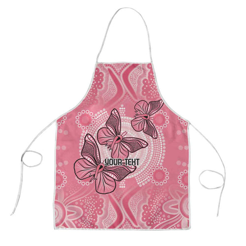 Personalized Pink Butterfly Spirit Apron Australia’s Breast Cancer Awareness - Aussie Hoodie