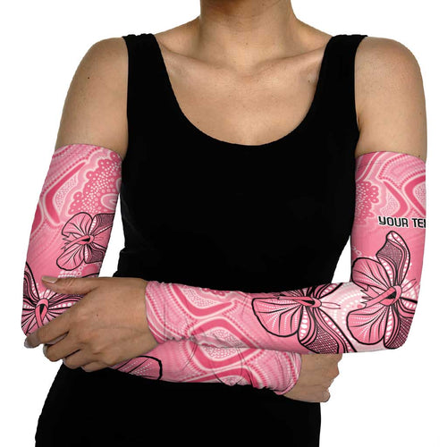 Personalized Pink Butterfly Spirit Arm Sleeves Australia’s Breast Cancer Awareness - Aussie Hoodie