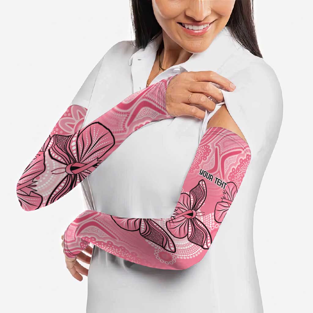 Personalized Pink Butterfly Spirit Arm Sleeves Australia’s Breast Cancer Awareness - Aussie Hoodie