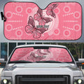 Personalized Pink Butterfly Spirit Auto Sun Shade Australia’s Breast Cancer Awareness - Aussie Hoodie