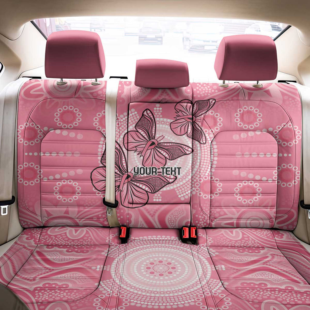 Personalized Pink Butterfly Spirit Back Car Seat Cover Australia’s Breast Cancer Awareness - Aussie Hoodie