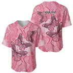 Personalized Pink Butterfly Spirit Baseball Jersey Australia’s Breast Cancer Awareness - Aussie Hoodie