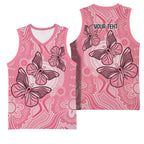 Personalized Pink Butterfly Spirit Basketball Jersey Australia’s Breast Cancer Awareness - Aussie Hoodie
