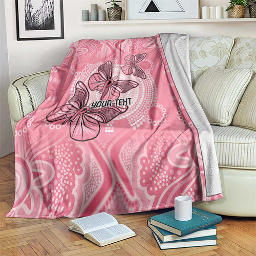 Personalized Pink Butterfly Spirit Blanket Australia’s Breast Cancer Awareness - Aussie Hoodie