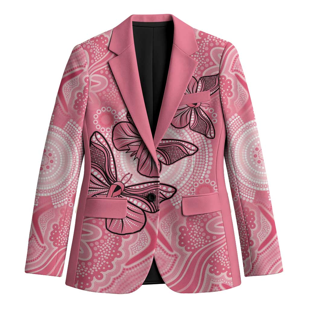 Personalized Pink Butterfly Spirit Blazer Australia’s Breast Cancer Awareness - Aussie Hoodie