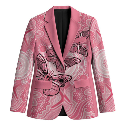 Personalized Pink Butterfly Spirit Blazer Australia’s Breast Cancer Awareness - Aussie Hoodie