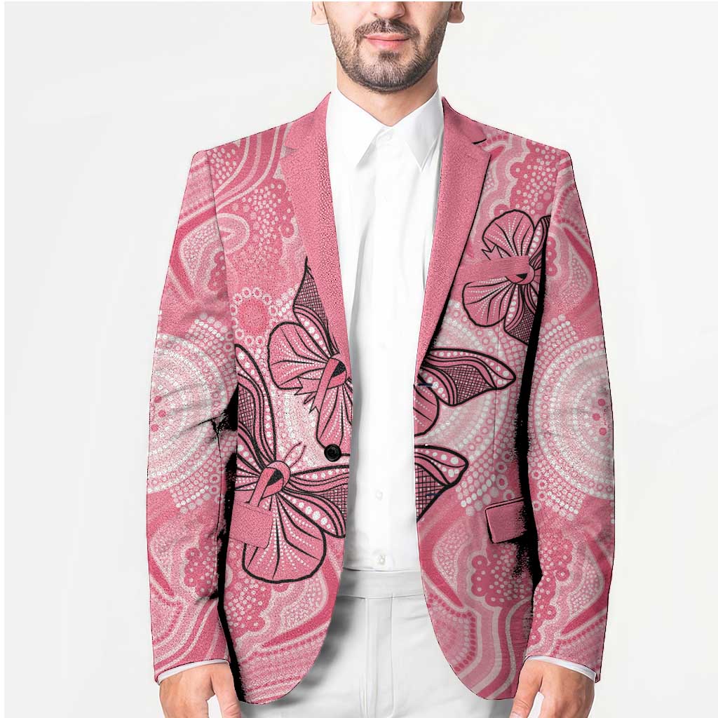 Personalized Pink Butterfly Spirit Blazer Australia’s Breast Cancer Awareness - Aussie Hoodie