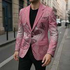 Personalized Pink Butterfly Spirit Blazer Australia’s Breast Cancer Awareness - Aussie Hoodie
