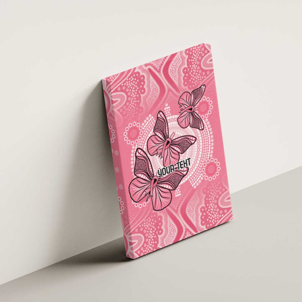 Personalized Pink Butterfly Spirit Canvas Wall Art Australia’s Breast Cancer Awareness - Aussie Hoodie