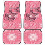 Personalized Pink Butterfly Spirit Car Mats Australia’s Breast Cancer Awareness - Aussie Hoodie