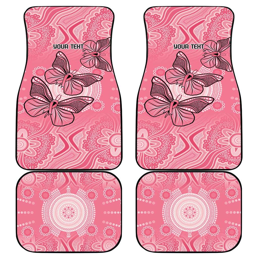 Personalized Pink Butterfly Spirit Car Mats Australia’s Breast Cancer Awareness - Aussie Hoodie