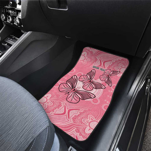 Personalized Pink Butterfly Spirit Car Mats Australia’s Breast Cancer Awareness - Aussie Hoodie
