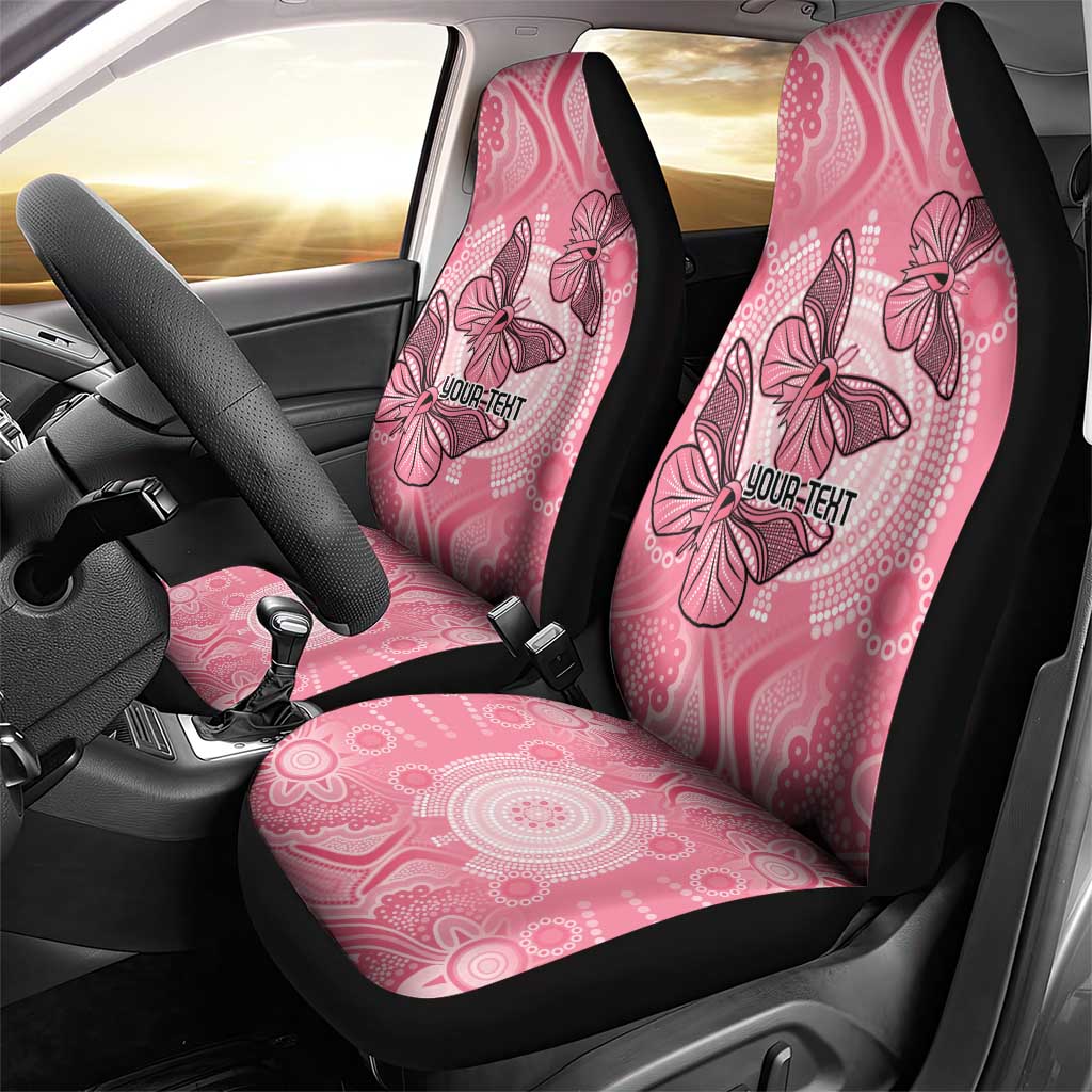 Personalized Pink Butterfly Spirit Car Seat Cover Australia’s Breast Cancer Awareness - Aussie Hoodie