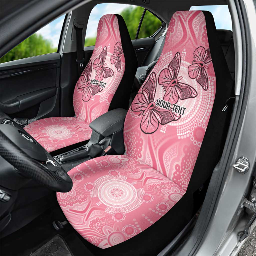 Personalized Pink Butterfly Spirit Car Seat Cover Australia’s Breast Cancer Awareness - Aussie Hoodie