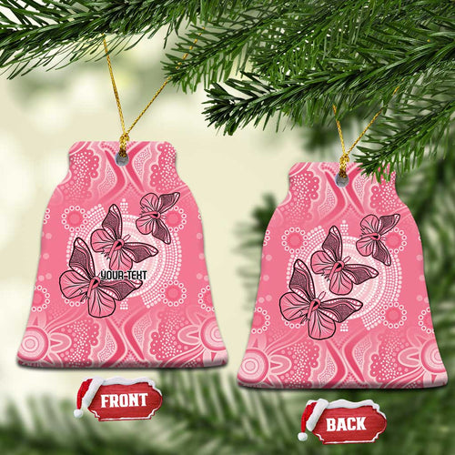 Personalized Pink Butterfly Spirit Ceramic Ornament Australia’s Breast Cancer Awareness - Aussie Hoodie
