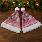 Personalized Pink Butterfly Spirit Christmas Santa Hat Australia’s Breast Cancer Awareness - Aussie Hoodie