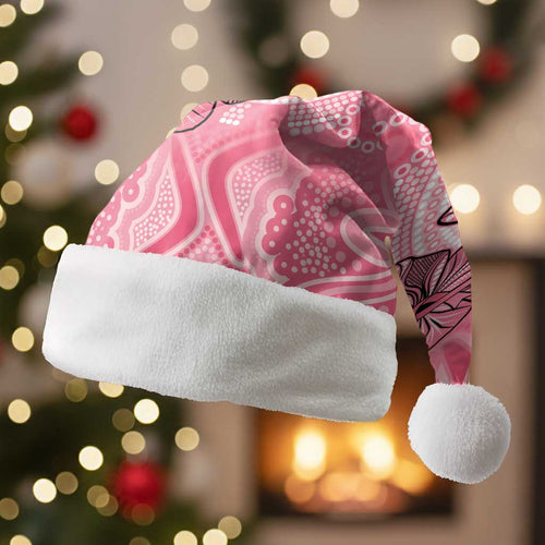 Personalized Pink Butterfly Spirit Christmas Santa Hat Australia’s Breast Cancer Awareness - Aussie Hoodie