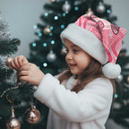 Personalized Pink Butterfly Spirit Christmas Santa Hat Australia’s Breast Cancer Awareness - Aussie Hoodie