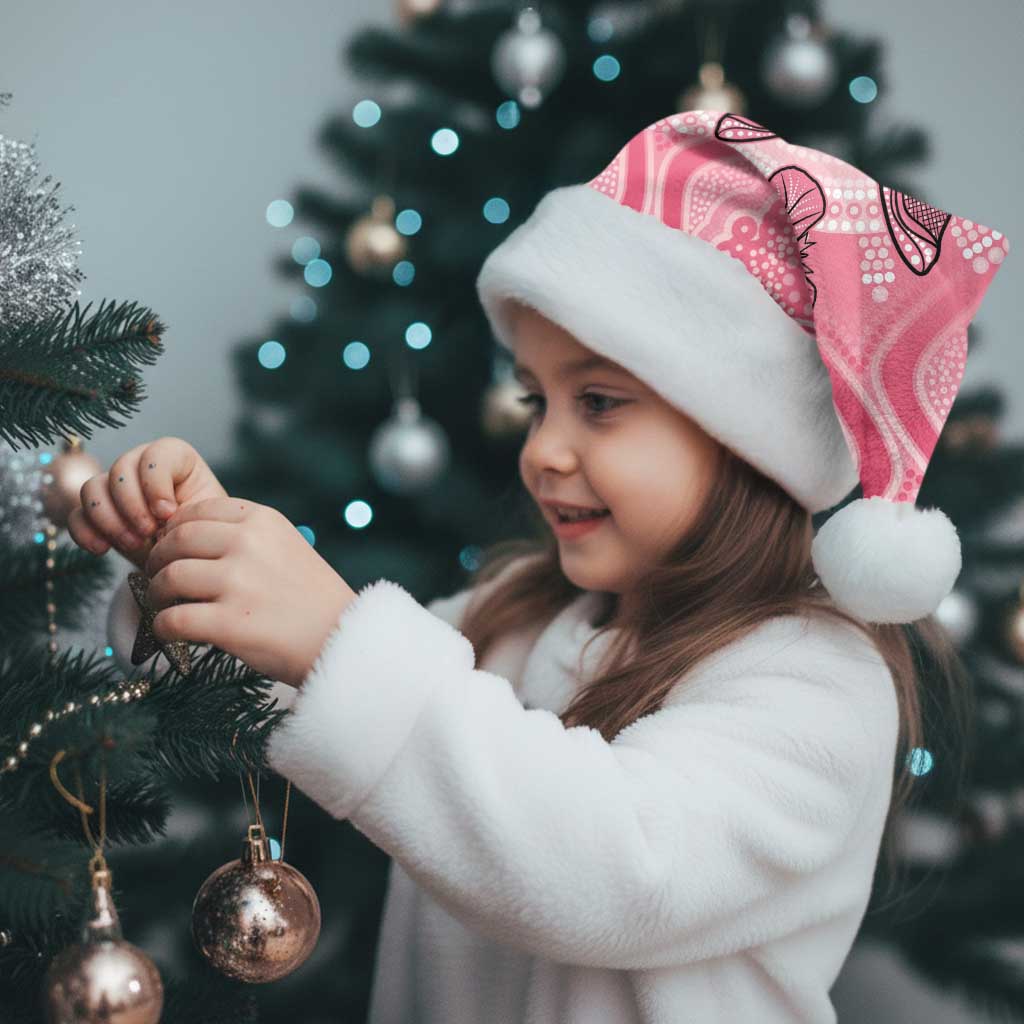 Personalized Pink Butterfly Spirit Christmas Santa Hat Australia’s Breast Cancer Awareness - Aussie Hoodie