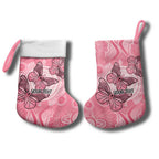 Personalized Pink Butterfly Spirit Christmas Stocking Australia’s Breast Cancer Awareness - Aussie Hoodie