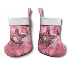 Personalized Pink Butterfly Spirit Christmas Stocking Australia’s Breast Cancer Awareness - Aussie Hoodie