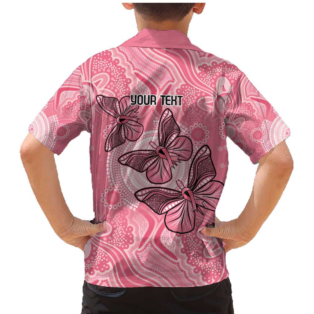 Personalized Pink Butterfly Spirit Family Matching Mermaid Dress and Hawaiian Shirt Australia’s Breast Cancer Awareness - Aussie Hoodie