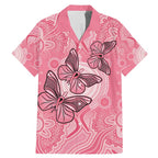 Personalized Pink Butterfly Spirit Family Matching Mermaid Dress and Hawaiian Shirt Australia’s Breast Cancer Awareness - Aussie Hoodie