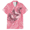 Personalized Pink Butterfly Spirit Family Matching Summer Maxi Dress and Hawaiian Shirt Australia’s Breast Cancer Awareness - Aussie Hoodie