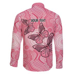 Personalized Pink Butterfly Spirit Family Matching Summer Maxi Dress and Hawaiian Shirt Australia’s Breast Cancer Awareness - Aussie Hoodie