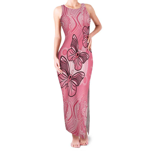 Personalized Pink Butterfly Spirit Family Matching Tank Maxi Dress and Hawaiian Shirt Australia’s Breast Cancer Awareness - Aussie Hoodie