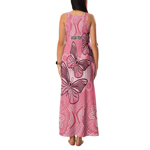 Personalized Pink Butterfly Spirit Family Matching Tank Maxi Dress and Hawaiian Shirt Australia’s Breast Cancer Awareness - Aussie Hoodie