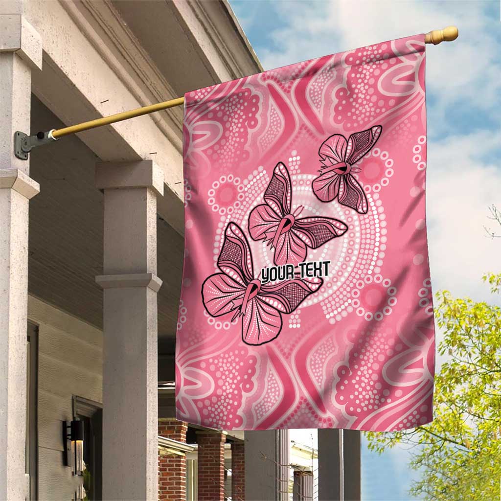 Personalized Pink Butterfly Spirit Garden Flag Australia’s Breast Cancer Awareness - Aussie Hoodie