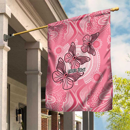 Personalized Pink Butterfly Spirit Garden Flag Australia’s Breast Cancer Awareness - Aussie Hoodie