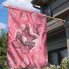 Personalized Pink Butterfly Spirit Garden Flag Australia’s Breast Cancer Awareness - Aussie Hoodie