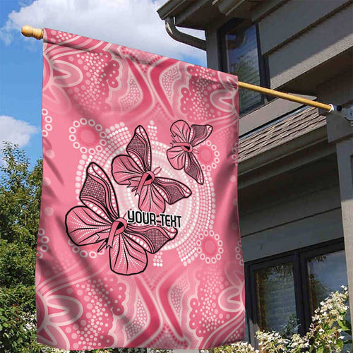 Personalized Pink Butterfly Spirit Garden Flag Australia’s Breast Cancer Awareness - Aussie Hoodie
