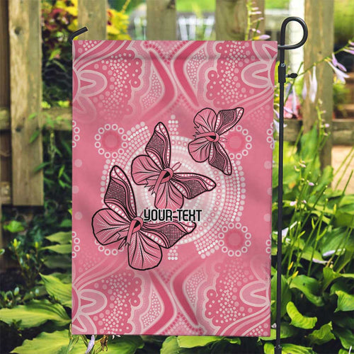 Personalized Pink Butterfly Spirit Garden Flag Australia’s Breast Cancer Awareness - Aussie Hoodie