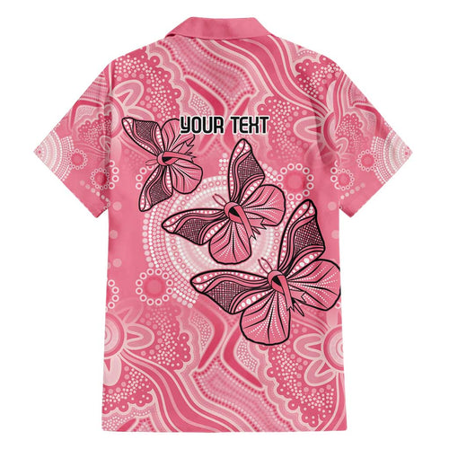 Personalized Pink Butterfly Spirit Hawaiian Shirt Australia’s Breast Cancer Awareness - Aussie Hoodie