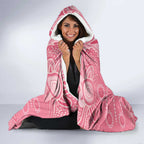 Personalized Pink Butterfly Spirit Hooded Blanket Australia’s Breast Cancer Awareness - Aussie Hoodie