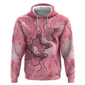 Personalized Pink Butterfly Spirit Hoodie Australia’s Breast Cancer Awareness - Aussie Hoodie