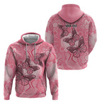 Personalized Pink Butterfly Spirit Hoodie Australia’s Breast Cancer Awareness - Aussie Hoodie
