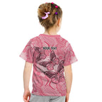 Personalized Pink Butterfly Spirit Kid T Shirt Australia’s Breast Cancer Awareness - Aussie Hoodie