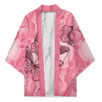 Personalized Pink Butterfly Spirit Kimono Australia’s Breast Cancer Awareness - Aussie Hoodie