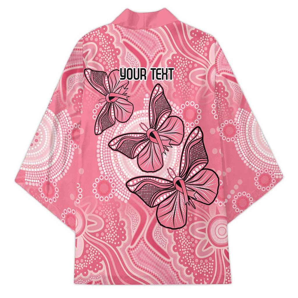 Personalized Pink Butterfly Spirit Kimono Australia’s Breast Cancer Awareness - Aussie Hoodie