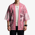 Personalized Pink Butterfly Spirit Kimono Australia’s Breast Cancer Awareness - Aussie Hoodie