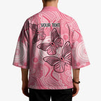 Personalized Pink Butterfly Spirit Kimono Australia’s Breast Cancer Awareness - Aussie Hoodie