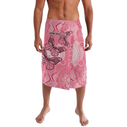 Personalized Pink Butterfly Spirit Lavalava Australia’s Breast Cancer Awareness - Aussie Hoodie